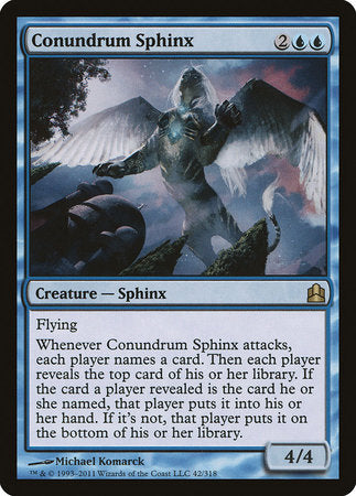 Conundrum Sphinx [Commander 2011] | Exor Games Truro