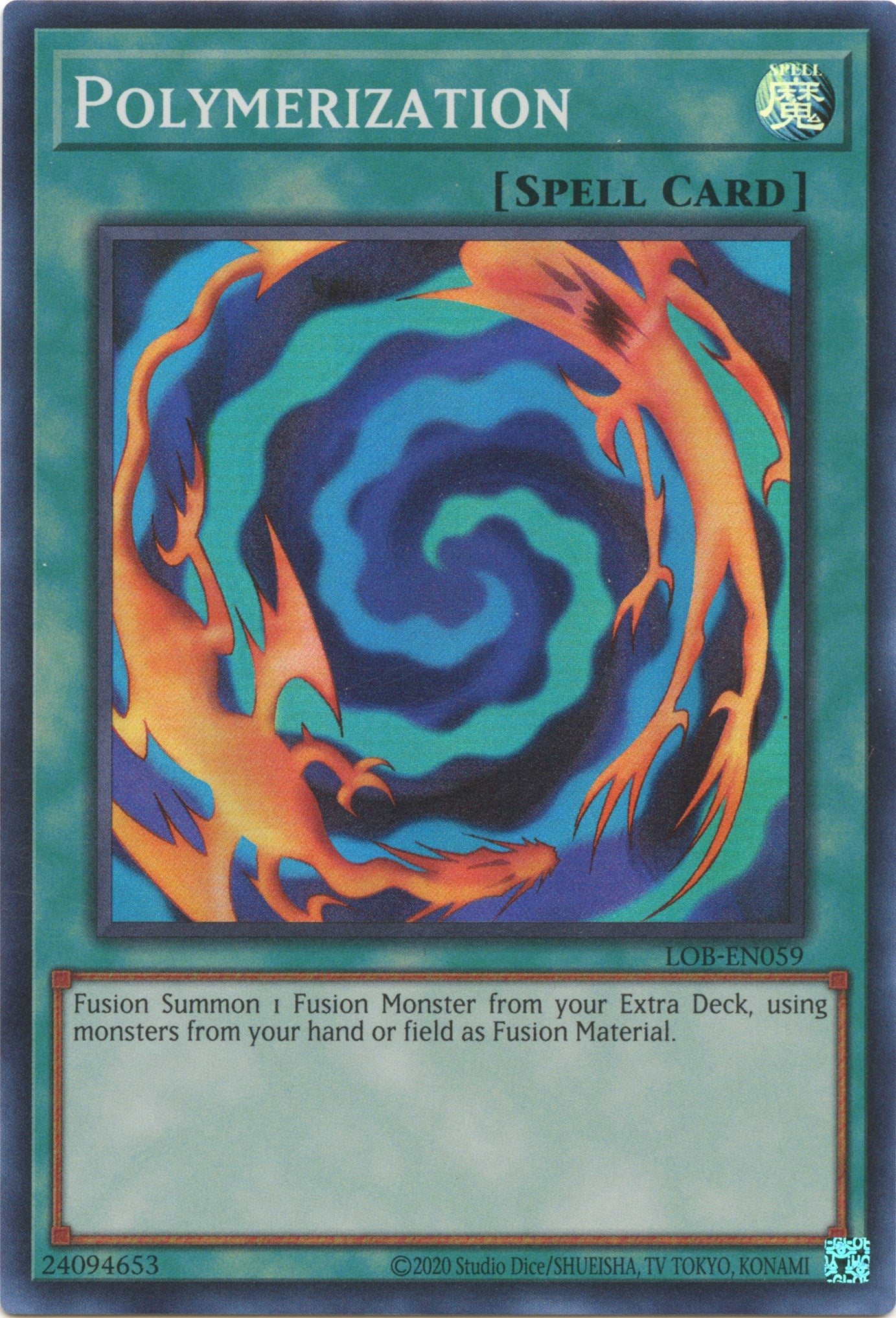 Polymerization (25th Anniversary) [LOB-EN059] Super Rare | Exor Games Truro