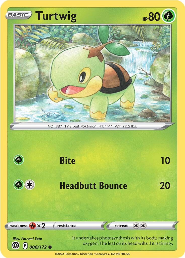 Turtwig (006/172) [Sword & Shield: Brilliant Stars] | Exor Games Truro