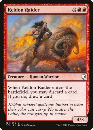 Keldon Raider [Dominaria] | Exor Games Truro