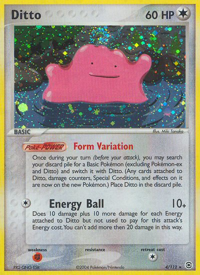 Ditto (4/112) [EX: FireRed & LeafGreen] | Exor Games Truro