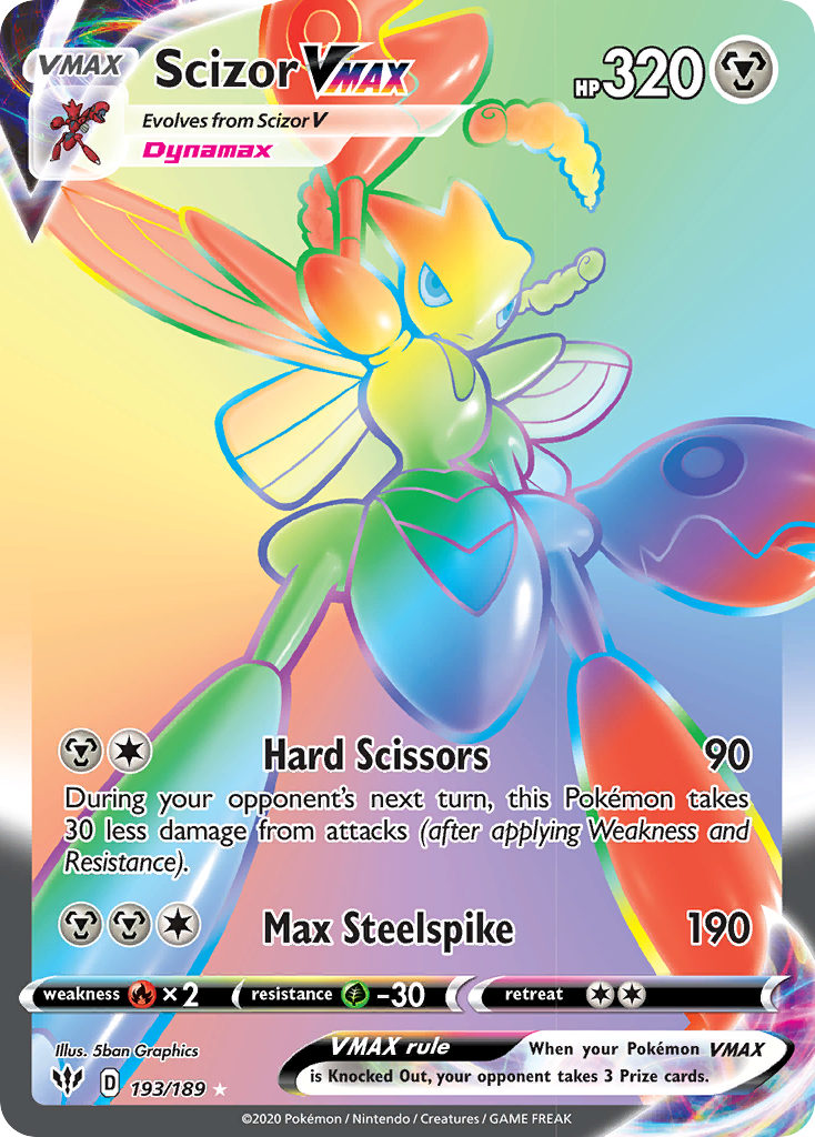 Scizor VMAX (193/189) [Sword & Shield: Darkness Ablaze] | Exor Games Truro