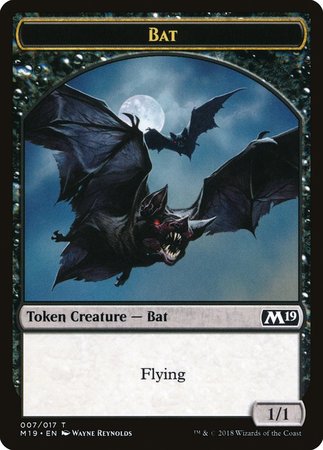 Bat Token [Core Set 2019 Tokens] | Exor Games Truro