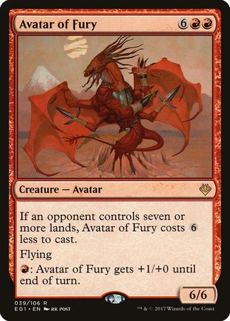 Avatar of Fury [Archenemy: Nicol Bolas] | Exor Games Truro