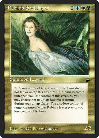 Rubinia Soulsinger [Legends] | Exor Games Truro