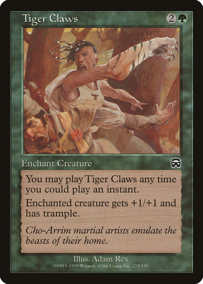 Tiger Claws [Mercadian Masques] | Exor Games Truro