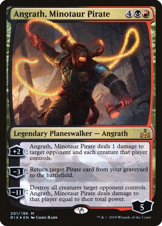 Angrath, Minotaur Pirate [Rivals of Ixalan] | Exor Games Truro