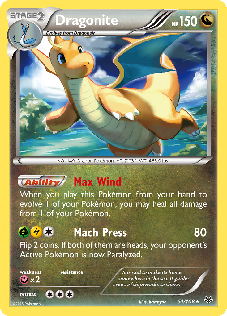 Dragonite (51/108) [XY: Roaring Skies] | Exor Games Truro