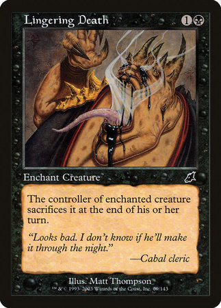 Lingering Death [Scourge] | Exor Games Truro