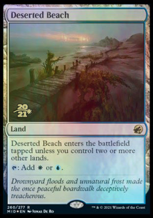 Deserted Beach [Innistrad: Midnight Hunt Prerelease Promos] | Exor Games Truro