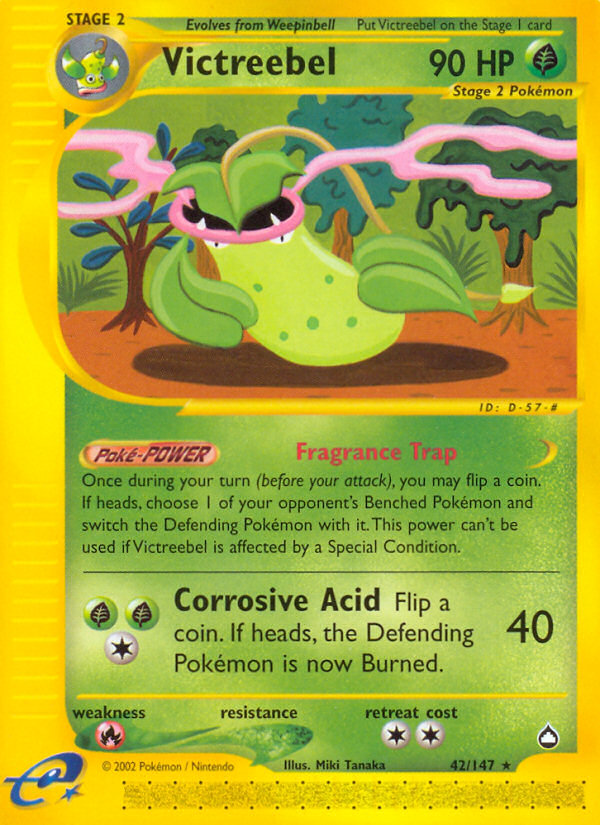 Victreebel (42/147) [Aquapolis] | Exor Games Truro