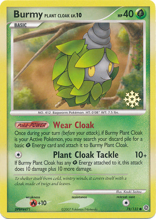 Burmy Plant Cloak (78/132) [Countdown Calendar Promos] | Exor Games Truro