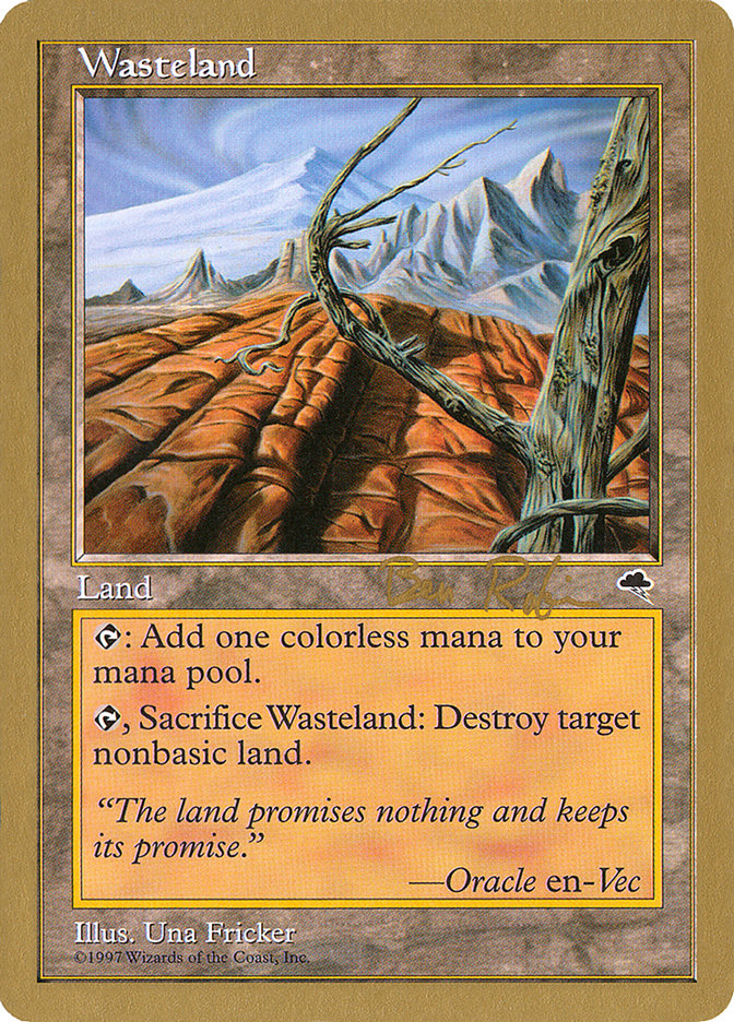 Wasteland (Ben Rubin) [World Championship Decks 1998] | Exor Games Truro