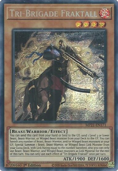 Tri-Brigade Fraktall [MP21-EN171] Prismatic Secret Rare | Exor Games Truro