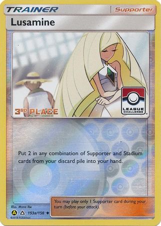 Lusamine (153a/156) (League Challenge Alt Art 3rd Place) [Sun & Moon: Ultra Prism] | Exor Games Truro
