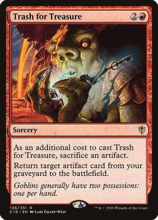 Trash for Treasure [Commander 2016] | Exor Games Truro