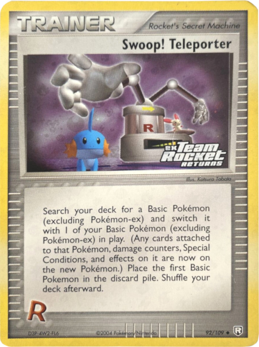 Swoop! Teleporter (92/109) (Stamped) [EX: Team Rocket Returns] | Exor Games Truro