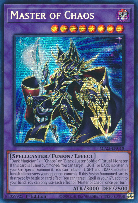 Master of Chaos [MP23-EN018] Prismatic Secret Rare | Exor Games Truro