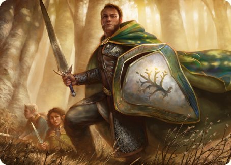 Boromir, Warden of the Tower Art Card [The Lord of the Rings: Tales of Middle-earth Art Series] | Exor Games Truro