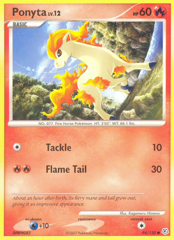 Ponyta (94/130) [Diamond & Pearl: Base Set] | Exor Games Truro