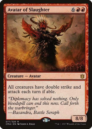Avatar of Slaughter [Commander Anthology] | Exor Games Truro