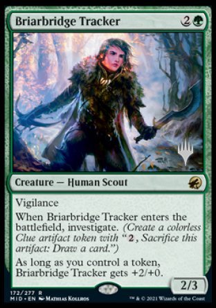 Briarbridge Tracker (Promo Pack) [Innistrad: Midnight Hunt Promos] | Exor Games Truro