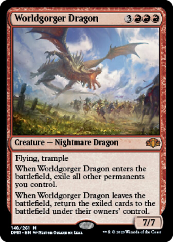 Worldgorger Dragon [Dominaria Remastered] | Exor Games Truro