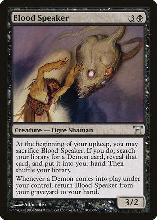 Blood Speaker [Champions of Kamigawa] | Exor Games Truro