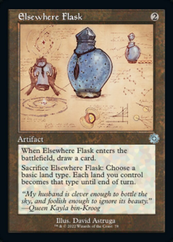 Elsewhere Flask (Retro Schematic) [The Brothers' War Retro Artifacts] | Exor Games Truro