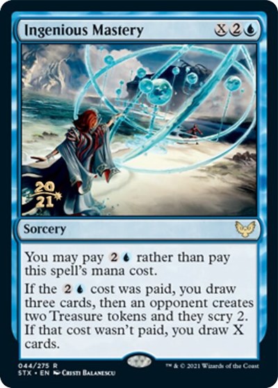 Ingenious Mastery [Strixhaven: School of Mages Prerelease Promos] | Exor Games Truro