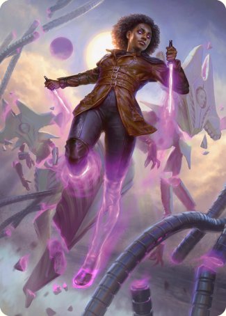Kaya, Intangible Slayer Art Card [Phyrexia: All Will Be One Art Series] | Exor Games Truro