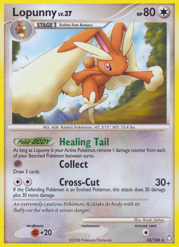 Lopunny (33/146) [Diamond & Pearl: Legends Awakened] | Exor Games Truro