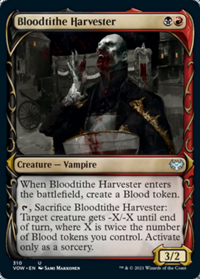 Bloodtithe Harvester (Showcase Fang Frame) [Innistrad: Crimson Vow] | Exor Games Truro