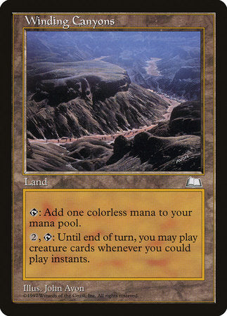 Winding Canyons [Weatherlight] | Exor Games Truro
