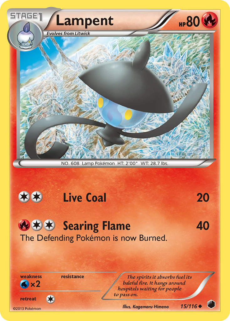 Lampent (15/116) [Black & White: Plasma Freeze] | Exor Games Truro