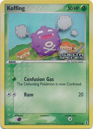 Koffing (72/113) (Stamped) [EX: Delta Species] | Exor Games Truro