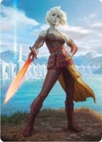 Nahiri, Heir of the Ancients 1 Art Card [Zendikar Rising Art Series] | Exor Games Truro