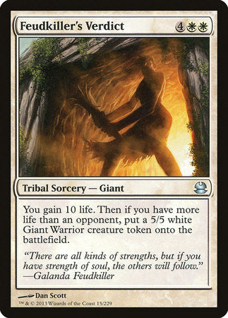 Feudkiller's Verdict [Modern Masters] | Exor Games Truro