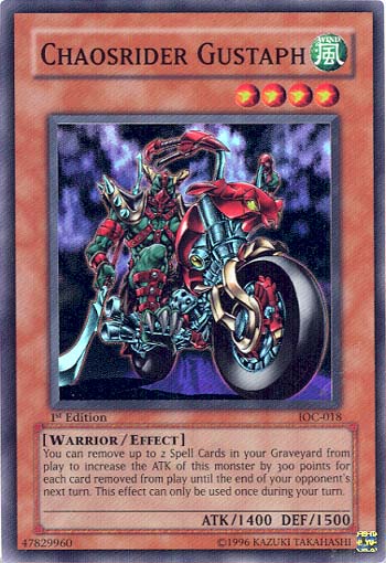 Chaosrider Gustaph [IOC-018] Super Rare | Exor Games Truro