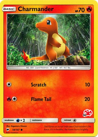 Charmander (18/147) (Charizard Stamp #56) [Battle Academy 2020] | Exor Games Truro