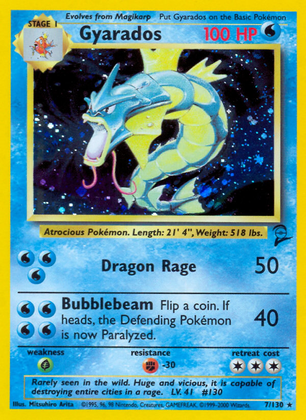 Gyarados (7/130) [Base Set 2] | Exor Games Truro