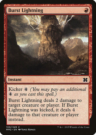 Burst Lightning [Modern Masters 2015] | Exor Games Truro