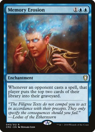 Memory Erosion [Commander Anthology Volume II] | Exor Games Truro