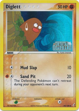 Diglett (50/100) (Stamped) [EX: Crystal Guardians] | Exor Games Truro