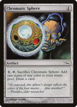 Chromatic Sphere [Mirrodin] | Exor Games Truro