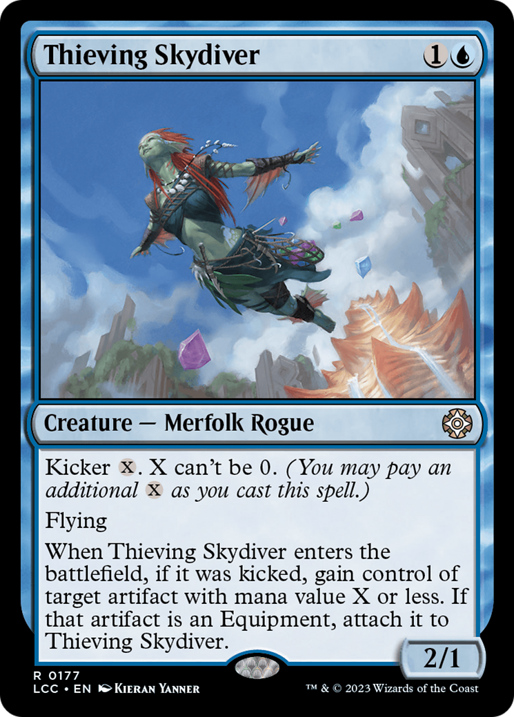 Thieving Skydiver [The Lost Caverns of Ixalan Commander] | Exor Games Truro
