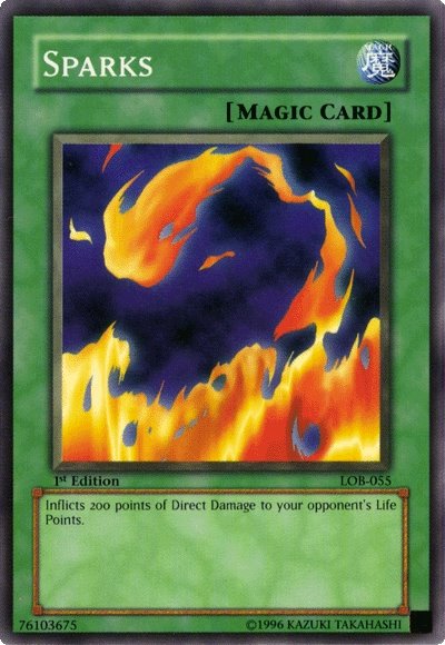 Sparks [LOB-055] Common | Exor Games Truro