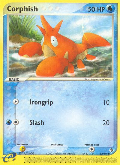 Corphish (53/97) [EX: Dragon] | Exor Games Truro