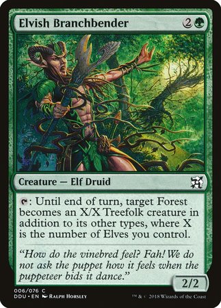 Elvish Branchbender [Duel Decks: Elves vs. Inventors] | Exor Games Truro