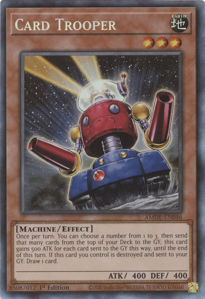 Card Trooper [AMDE-EN046] Collector's Rare | Exor Games Truro